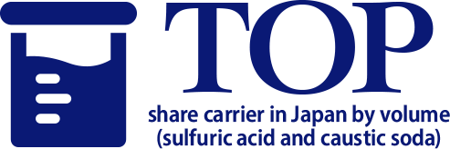 Top carrier in Japan by volume (sulfuric acid and caustic soda)